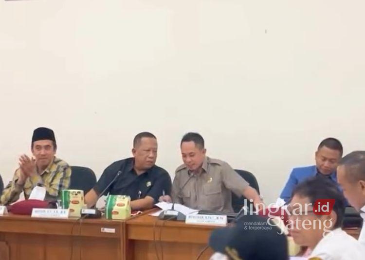 Komisi B DPRD Kabupaten Pati menerima audiensi nelayan di ruang rapat gabungan pada Rabu, 22 Juli 2026. (dok for Lingkarjateng.id)
