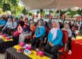 Bunda PAUD Kabupaten Jepara, Ella Witiarso Utomo, menghadiri Festival Gebyar PAUD, Kamis, 23 Juli 2026. (Tomi Budianto/Lingkarjateng.id)