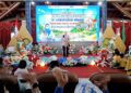 Bupati Demak, Eisti’anah, saat menghadiri Gebyar PAUD Kabupaten Demak 2026 dalam rangka peringatan Hari Anak Nasional ke-42 di Pendopo Kabupaten Demak, Kamis, 23 Juli 2026. (M. Burhanuddin Aslam/Lingkarjateng.id)