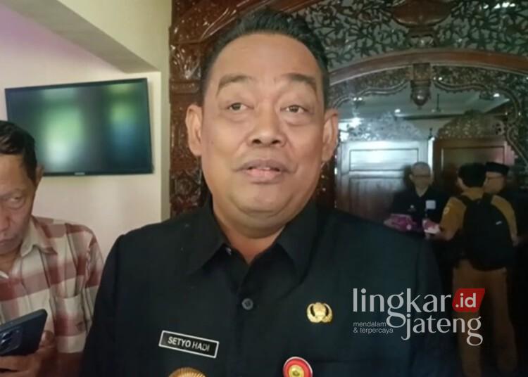 Pasca Viral SDN Tanggirejo, Bupati Grobogan Perintahkan Disdik Data Sekolah Rusak 25 Bupati Grobogan, Setyo Hadi. (Ahmad Abror/Lingkarjateng.id)