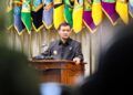 Gubernur Jawa Tengah, Ahmad Luthfi, dalam rapat paripurna DPRD Jateng di Gedung Berlian Semarang pada Rabu, 8 Juli 2026. (dok for Lingkarjateng.id)