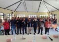 Acara pelatihan budi daya ikan dalam ember (budikdamber) yang diselenggarakan Dinas Kelautan dan Pangan (DKP) bersama karang taruna di Aula Kecamatan Rowosari, Kabupaten Kendal pada Selasa 7 Juli 2026. (dok for Lingkarjateng.id)