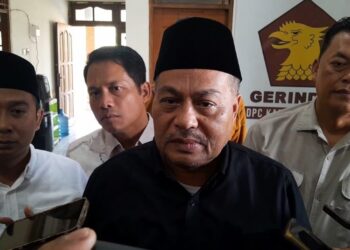 Kepala DPC Gerindra Demak, Maskuri. (M Burhanudin Aslam/Lingkarjateng.id)