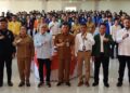Gubernur Jawa Tengah, Ahmad Luthfi, saat menghadiri Munas ke-19 BEM SI di Politeknik Negeri Semarang, Senin, 27 Juli 2026. (Rizky Syahrul Al-Fath/Lingkarjateng.id)