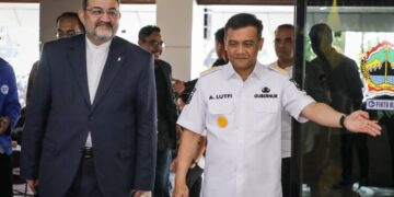 Gubernur Jawa Tengah, menyambut kedatangan Dubes Iran untuk Indonesia, Mohammad Boroujerdi, di Kantor Gubernur Jawa Tengah, Rabu, 22 Juli 2026. (Humas Pemprov Jateng/Lingkarjateng.id)