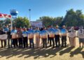 Hari Koperasi ke-79, Disdagkop UKM Kendal Dorong Koperasi Jadi Penggerak Pengentasan Kemiskinan 31 Jajaran Pemerintah Kabupaten Kendal memperingati Hari Koperasi ke-79 di Alun-Alun Kendal pada Sabtu, 25 Juli 2026. (Anik Kustiani/Lingkarjateng.id)