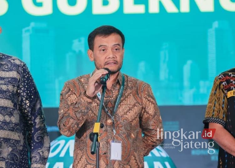 Ahmad Luthfi Optimalkan Speling dan CKG untuk Percepat Eliminasi Kusta di Jateng 25 Gubernur Jawa Tengah Ahmad Luthfi saat menghadiri Konferensi Nasional Kusta 2026 di Jakarta, Jumat, 10 Juli 2026. (Dok. for Lingkarjateng.id)