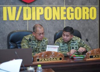 Pangdam IV/Diponegoro Ikuti Evaluasi Nasional Percepatan Pembangunan KDKMP