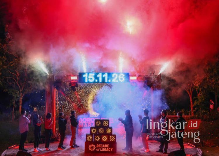 Pendaftaran Borobudur Marathon 2026 Dibuka Besok, Slot Peserta 12.500 25 Peluncuran Bank Jateng Brobudur Marathon di Balkondes Ngadiharjo Ngabean, Kabupaten Magelang, pada Rabu, 8 Juli 2026. (dok for Lingkarjateng.id)