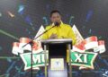 Pimpin Golkar Wonosobo, Imam Teguh Bidik Regenerasi Kader Milenial dan Gen Z 31 Ketua DPD II Partai Golkar Kabupaten Wonosobo, Imam Teguh, menyampaikan sambutan usai menerima mandat baru dalam acara Musyawarah Daerah (Musda) yang digelar di Horison Inn Alaska Kota Semarang, Jumat, 24 Juli 2026. (dok for Lingkarjateng.id)