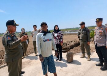 Satpol PP Kendal Cek Lokasi Dugaan Alih Fungsi Lahan Pertanian di Rowosari