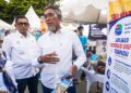 Sekda Jawa Tengah, Sumarno, memberi keterangan saat menghadiri Gelar Produk Koperasi dan UMKM di Stadion Manahan, Surakarta, Sabtu, 11 Juli 2026. (Lingkarjateng Group Network/Lingkarjateng.id)