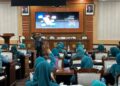 Kader PKK Jepara Dilatih Promosikan Produk UMKM dan UP2K Lewat Digital Marketing 32 Pelatihan digital marketing bagi kader TP PKK Jepara di Gedung Shima, Selasa, 21 Juli 2026. (Tomi Budianto/Lingkarjateng.id)