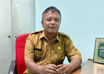 Teknis Kebijakan Bidang Ketenagakerjaan dan Transmigrasi Dinas Koperasi, UKM, dan Tenaga Kerja Kabupaten Pekalongan, Sudiarto. (Fahri Akbar/Lingkarjateng.id)