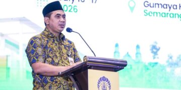 Wagub Jateng Dorong Pendidikan Vokasi Punya Jalur Berkelanjutan ke Perguruan Tinggi 16 Wakil Gubernur Jawa Tengah, Taj Yasin Maimoen, saat membuka The 8th International Conference on Vocational Education Applied Science and Technology (ICVEAST) 2026 yang diselenggarakan Universitas Indonesia bekerja sama dengan Universitas Diponegoro di Hotel Gumaya Semarang, Kamis, 16 Juli 2026. (dok for Lingkarjateng.id)