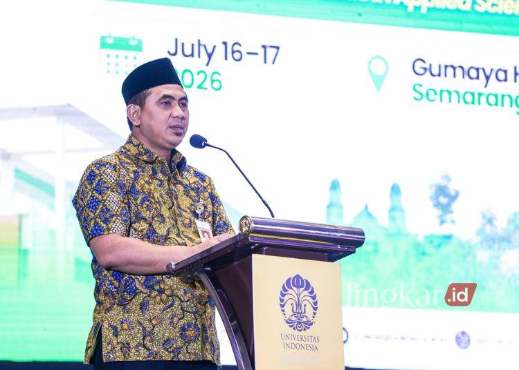 Wagub Jateng Dorong Pendidikan Vokasi Punya Jalur Berkelanjutan ke Perguruan Tinggi 25 Wakil Gubernur Jawa Tengah, Taj Yasin Maimoen, saat membuka The 8th International Conference on Vocational Education Applied Science and Technology (ICVEAST) 2026 yang diselenggarakan Universitas Indonesia bekerja sama dengan Universitas Diponegoro di Hotel Gumaya Semarang, Kamis, 16 Juli 2026. (dok for Lingkarjateng.id)