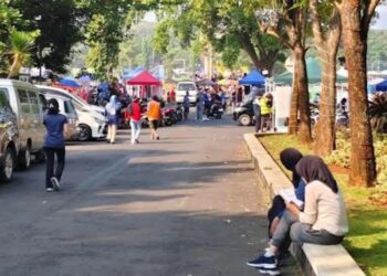 Suasana car free day di kawasan Alun-alun Kajen, Kabupaten Pekalongan pada Minggu, 12 Juli 2026. (dok for Lingkarjateng.id)