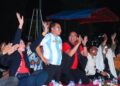 Warga hingga UMKM Pekalongan Ramaikan Nobar Piala Dunia Spanyol Vs Argentina 31 Ribuan warga memadati Alun-Alun Kajen, Kabupaten Pekalongan, mengikuti agenda nonton bareng Final Piala Dunia 2026 antara Spanyol melawan Argentina pada Senin, 20 Juli 2026 dini hari. (Fahri Akbar/Lingkarjateng.id)
