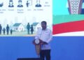 Menteri Perumahan dan Kawasan Permukiman (PKP) Maruarar Sirait mengumumkan memberikan alokasi 1.000 unit bantuan Program Bantuan Stimulan Perumahan Swadaya (BSPS) saat meresmikan akad massal 62.710 KPR Bersubsidi dan KUR Perumahan di Perumahan Puri Delta City Side, Kabupaten Batang, Kamis, 30 Juli 2026. (Dok. for Lingkarjateng.id)