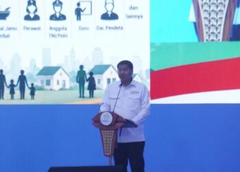 Batang Dapat Alokasi 1.000 Unit Program Bedah Rumah dari Pemerintah Pusat 25 Menteri Perumahan dan Kawasan Permukiman (PKP) Maruarar Sirait mengumumkan memberikan alokasi 1.000 unit bantuan Program Bantuan Stimulan Perumahan Swadaya (BSPS) saat meresmikan akad massal 62.710 KPR Bersubsidi dan KUR Perumahan di Perumahan Puri Delta City Side, Kabupaten Batang, Kamis, 30 Juli 2026. (Dok. for Lingkarjateng.id)