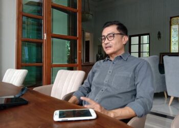 Ketua DPC Partai Gerindra Salatiga Yuliyanto. (Angga Rosa/Lingkarjateng.id)