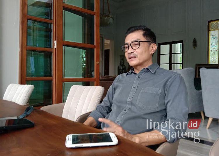 Ketua DPC Partai Gerindra Salatiga Yuliyanto. (Angga Rosa/Lingkarjateng.id)