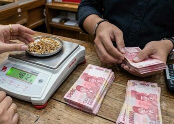 ilustrasi menjual emas tanpa surat (gemini)