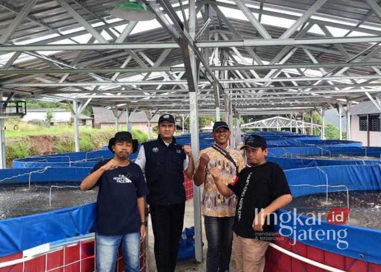 Budidaya ikan lele sistem bioflok tematik Koperasi Desa/Kelurahan Merah Putih (KDMP) Desa Sriwulan, Kecamatan Limbangan, Kabupaten Kendal. (Dok. Pribadi/Lingkarjateng.id)