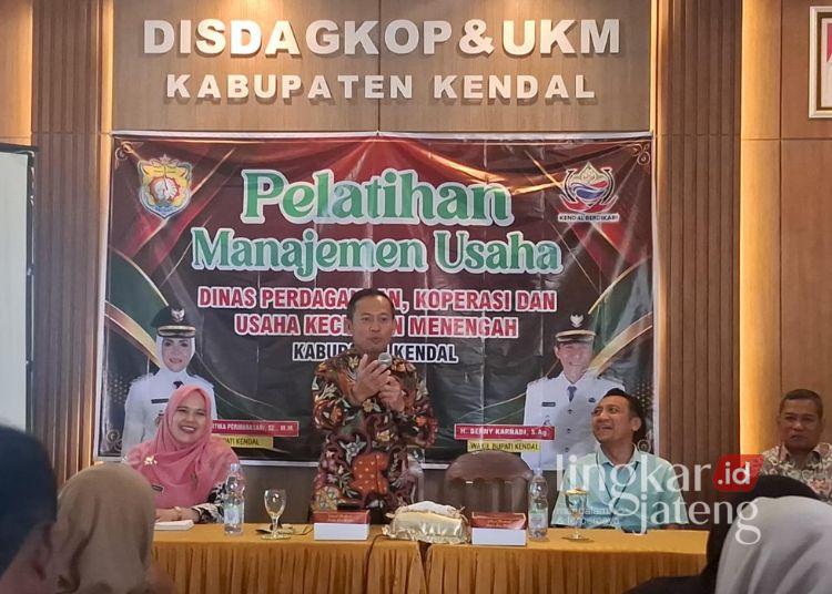 Kegiatan  pelatihan manajemen usaha untuk pelaku UMKM yang digelar Disdagkop UKM Kabupaten Kendal pada Kamis, 30 Juli 2026. (Dok. Pribadi/Lingkarjateng.id)
