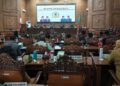 Rapat paripurna persetujuan Raperda Pertanggungjawaban Pelaksanaan APBD 2025, Selasa, 14 Juli 2026. (Lingkarjateng.id)
