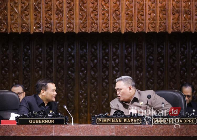 Jateng Percepat Penetapan Raperda Perlindungan Pekerja Informal 25 Gubernur Jawa Tengah, Ahmad Luthfi saat mengikuti Rapat Paripurna DPRD Jawa Tengah di Gedung Berlian Semarang, Kamis, 2 Juli 2026. (Dok. Pemprov Jateng/Lingkarjateng.id)