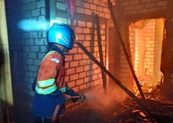 2 Rumah Milik Warga Pamotan Rembang Ludes Terbakar, Kerugian Ditaksir Rp150 Juta