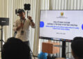 KIM dan Pegiat Media Sosial di Pekalongan Dapat Pelatihan Dasar Jurnalistik 31 Suasana kegiatan Pelatihan Dasar Jurnalistik dan Konten Digital yang diselenggarakan Dinkominfo Kabupaten Pekalongan di Aula Lantai 2 Dinkominfo, Rabu, 8 Juli 2026. (Fahri Akbar/Lingkarjateng.id)
