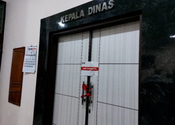 Ruang DPUPR Kabupaten Pemalang turut disegel KPK. Ist