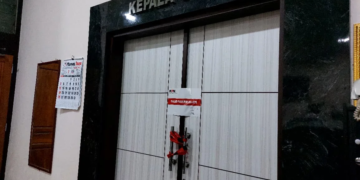 Ruang DPUPR Kabupaten Pemalang turut disegel KPK. Ist