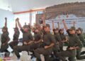 Pentas seni oleh siswa-siswi pada MPLS Sekolah Rakyat di Kota Semarang, pada Selasa, 14 Juli 2026. (Syahril Muadz/Lingkarjateng.id)