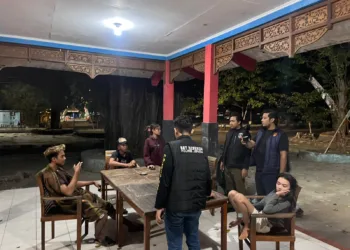 Polres Jepara saat melakukan patroli dini hari di sejumlah titik rawan. Foto : Dok.Polres Jepara/Lingkar