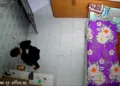 Tangkapan layar CCTV milik pemilik rumah. Foto : Dok.pribadi/ Lingkar