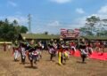 Ratusan siswa di Kecamatan Tengaran, Kabupaten Semarang mengikuti lomba Tari Keprajuritan Antar Satuan Pendidikan. Foto : Hesty Imaniar/Lingkar