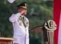 Gubernur Jawa Tengah Ahmad Luthfi dalam upacara peringatan HUT Kemerdekaan Repunlik Indonesia di Lapangan Pancasila, Simpanglima, Kota Semarang, Senin, 17 Agustus 2026. (dok for Lingkarjateng.id)