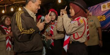 Ahmad Luthfi Titip Pesan Ini Saat Kunjungi Kontingen Kwarda Jateng di Jamnas XII 16 Ketua Majelis Pembimbing Daerah Gerakan Pramuka Jawa Tengah, Ahmad Luthfi, memberikan motifasi kepada Kontingen Kwarda Jateng yang mengikuti Jambore Nasional (Jamnas) ke-XII di Bumi Perkemahan Cibubur, Jakarta Timur, Jumat, 14 Agustus 2026. (dok for Lingkarjateng.id)