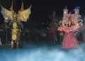 Sejumlah peserta mengikuti Batang Night Carnival dalam rangka Memperingati HUT Ke-81 RI di Jalan Veteran Batang, Kabupaten Batang, Sabtu malam, 22 Agustus 2026. (Humas Pemkab Batang/Lingkarjateng.id)