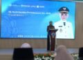 Bupati Kendal Dorong Rektor Baru UMKABA Perkuat Daya Saing Kampus 35 Bupati Kendal, Dyah Kartika Permanasari, memberi sambutan dalam pelantikan rektor baru Universitas Muhammadiyah Kendal Batang (UMKABA), Selasa, 11 Agustus 2026. (Anik Kustiani/Lingkarjateng.id)