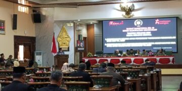 Rapat Paripurna ke-18 DPRD Kabupaten Grobogan, Kamis, 6 Agustus 2026. (Ahmad Abror/Lingkarjateng.id)
