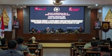 Suasana Rapat Paripurna ke-17 DPRD Kabupaten Grobogan, Rabu, 5 Agustus 2026. (Ahmad Abror/Lingkarjateng.id)