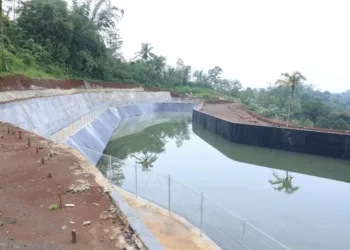 POTRET: Pembangunan embung di Jawa Tengah. (dok for Lingkarjateng.id)