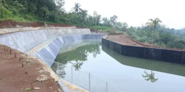 POTRET: Pembangunan embung di Jawa Tengah. (dok for Lingkarjateng.id)