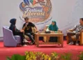 Diskusi : Festival Literasi Kabupaten Pekalongan 2026 dengan tema “Literasi Konservasi Air” di Perpusda Kabupaten Pekalongan, Jumat (21/8/2026). Foto : Fahri Akbar/ Lingkar