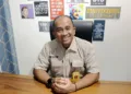 Kepala Subbagian TU Pertanahan (ATR/BPN) Blora, Elvyn Bina Eka Kusuma. Foto : Eko Wicaksono/ Lingkar