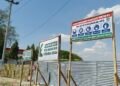 Proyek Penimbunan Lahan Sekolah Rakyat Blora Digelontor APBD Rp12,63 Miliar 35 PROGRES: Papan proyek pengurukan sekolah rakyat di Kabupaten Blora. Foto: Eko Wicaksono/Lingkar
